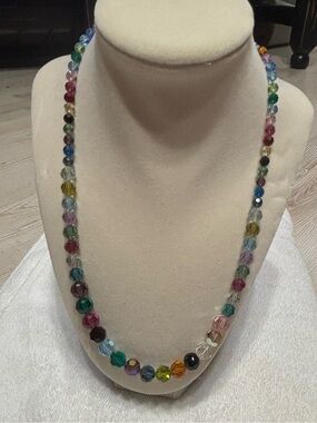 Emily Ray Austrian Crystals and Sterling Silver Necklace